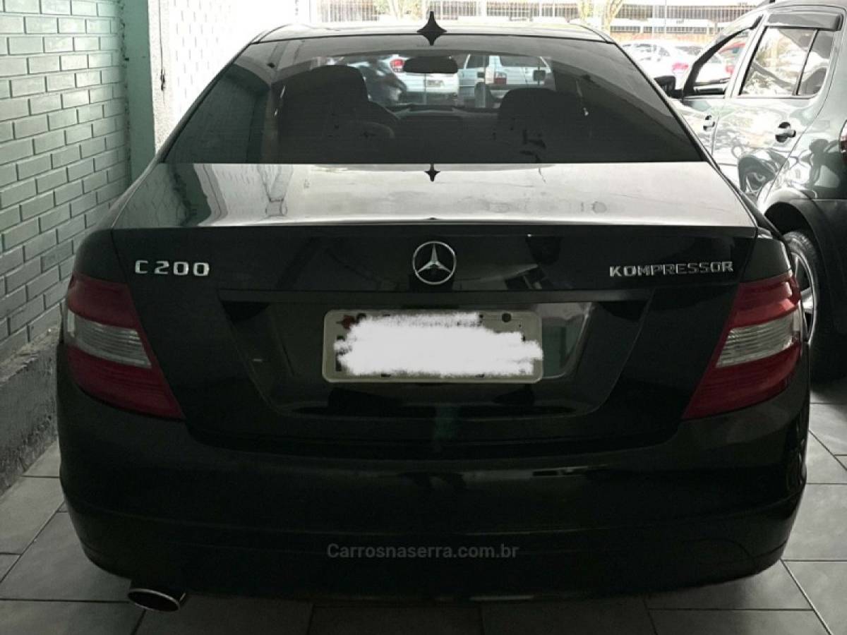 MERCEDES-BENZ - C 200 K - 2008/2008 - Preta - R$ 55.000,00